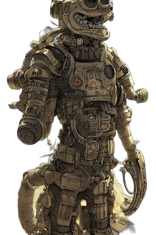 robot, weapon, staff, concept art, 3d render, fantasy art, comic book art, outer space transparent PNG cut-out