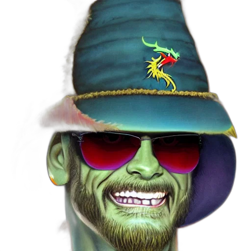 hat, staff, face, mask transparent PNG cut-out