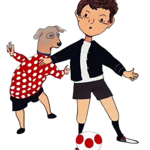 dress, cartoon, concept art, book, illustration, french, boy, streets transparent PNG cut-out