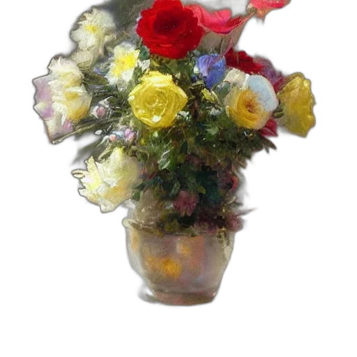 flower, crown, staff, bottle, photorealistic, 3d render, oil painting, watercolor transparent PNG cut-out