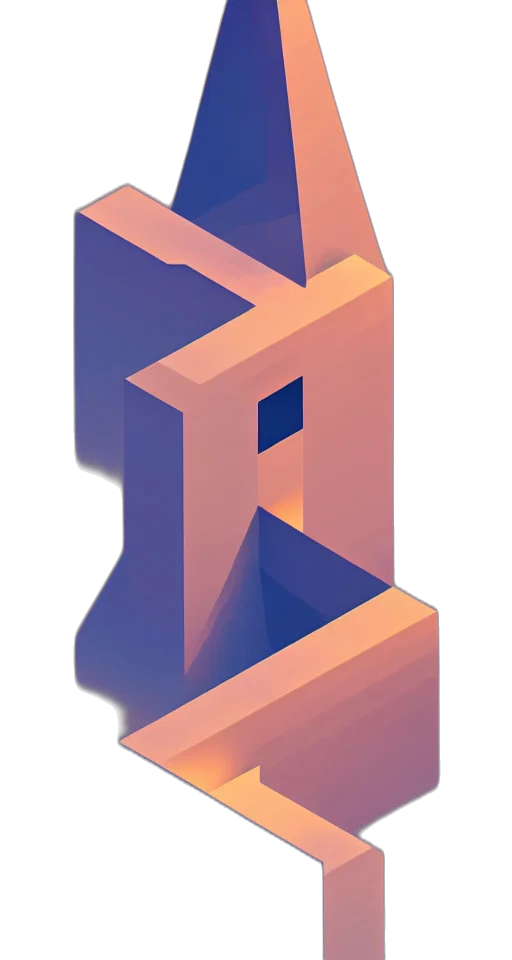 crown, furniture, face, robot, 3d render, vaporwave, concept art, pixel art transparent PNG cut-out