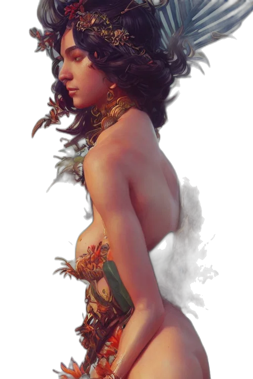 dress, dragon, crown, creature transparent PNG cut-out