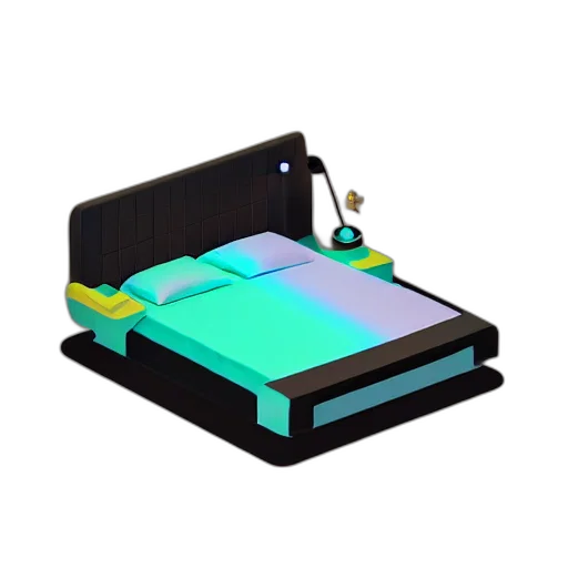 furniture, robot, 3d render, concept art transparent PNG cut-out