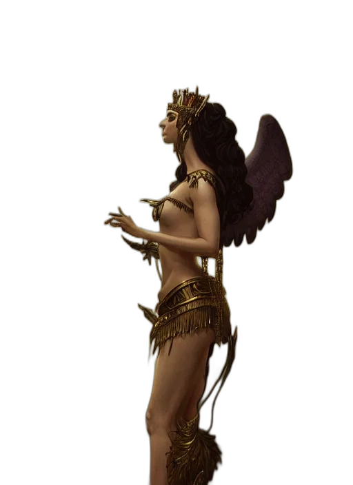 jewelry, staff, fantasy art, concept art, pixel art, comic book art, golden, earth tones transparent PNG cut-out