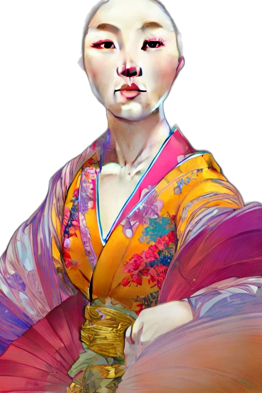 face, mask, staff, dress transparent PNG cut-out
