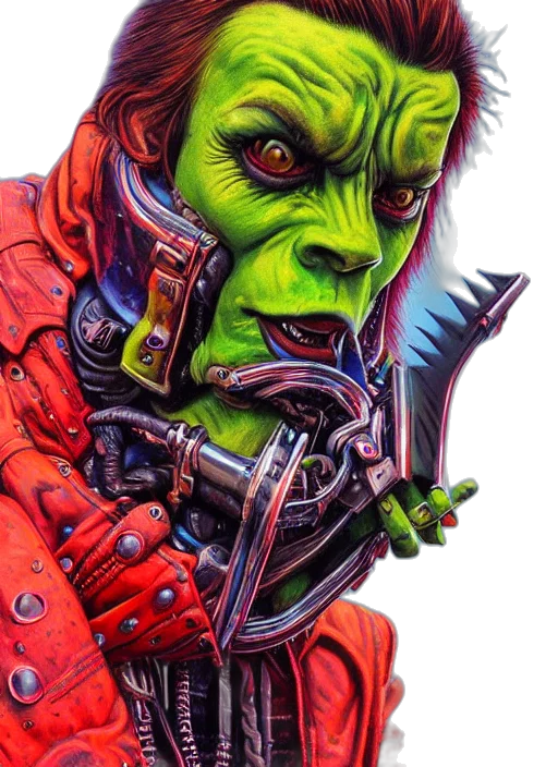 face, staff, mask, comic book art transparent PNG cut-out