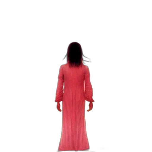 dress, hair, creature, jacket transparent PNG cut-out