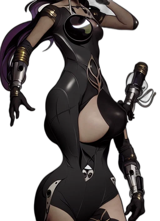 robot, dress, weapon, concept art transparent PNG cut-out