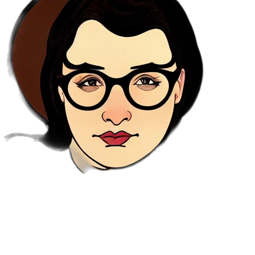 face, staff, cartoon, photorealistic transparent PNG cut-out