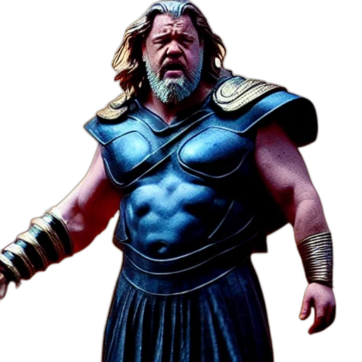 sword, concept art, fantasy art, comic book art, 3d render, blue, russell, crowe transparent PNG cut-out