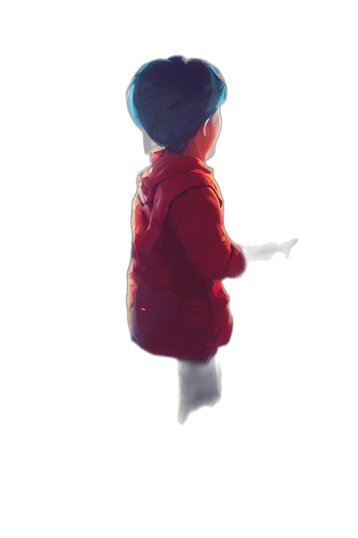 jacket, dress, robot, staff transparent PNG cut-out