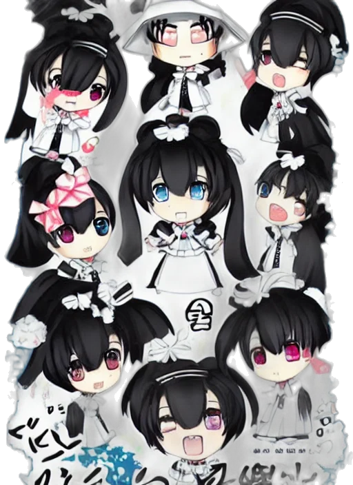 anime, cartoon, concept art, 3d render, monochrome, dark, manga, style transparent PNG cut-out