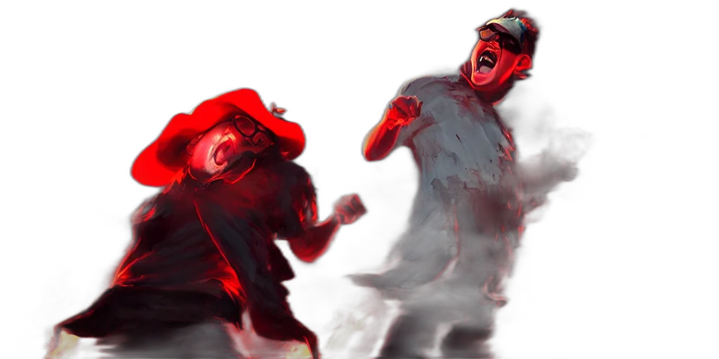 concept art, 3d render, photorealistic, comic book art, fire, red, character, art transparent PNG cut-out