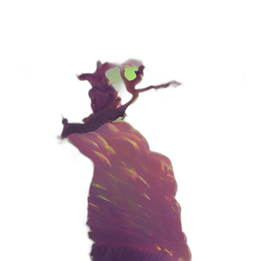 staff, creature, dragon, mask, concept art, fantasy art, pixel art, 3d render transparent PNG cut-out
