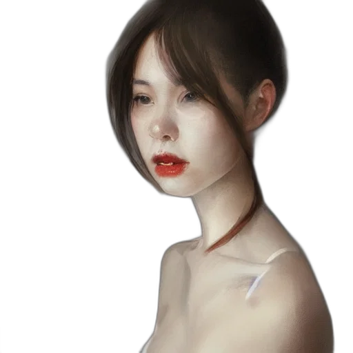 face, mask, dress, jewelry, photorealistic, oil painting, fantasy art, concept art transparent PNG cut-out