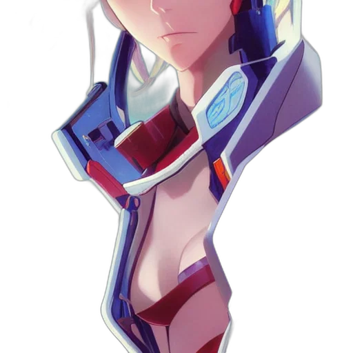robot, staff, weapon, face transparent PNG cut-out