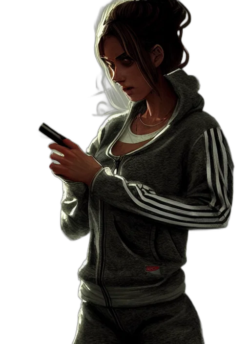 jacket, staff, weapon, concept art transparent PNG cut-out