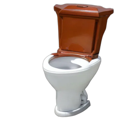 furniture, staff, robot, crown, 3d render, photorealistic, toliet transparent PNG cut-out
