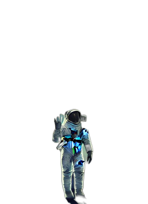 robot, staff, creature, jacket, concept art, 3d render, vaporwave, pixel art transparent PNG cut-out