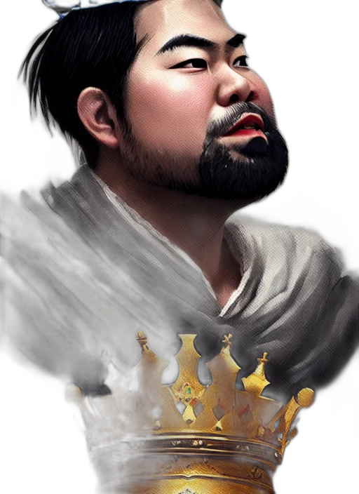 crown, photorealistic, fantasy art, concept art, watercolor, hikaru, nakamura, dressed transparent PNG cut-out