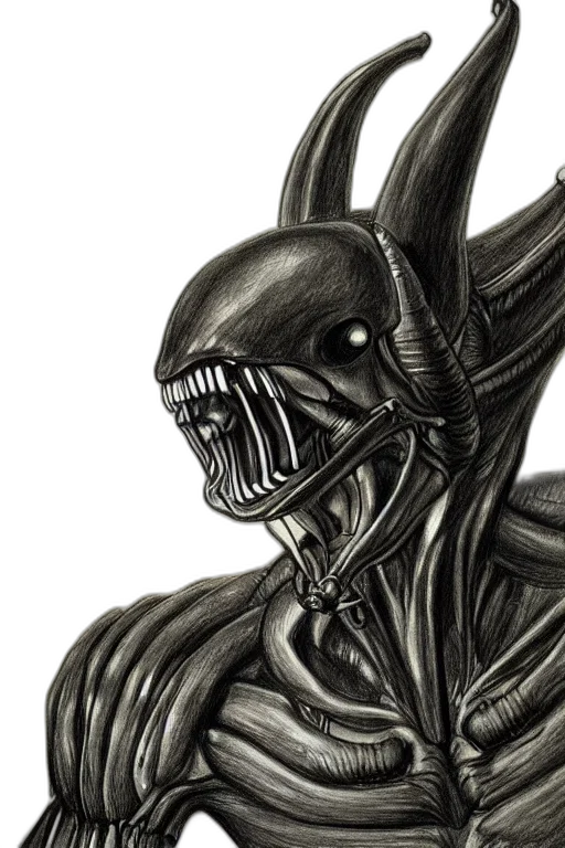mask, creature, face, comic book art, concept art, fantasy art, pencil sketch, realistic transparent PNG cut-out