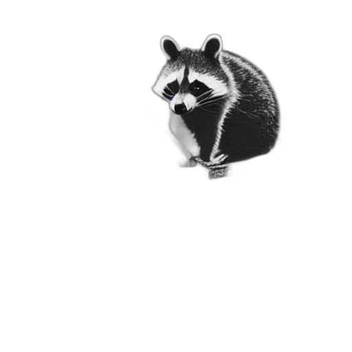 animal, creature, jacket, mask, photorealistic, pencil sketch, concept art, pixel art transparent PNG cut-out
