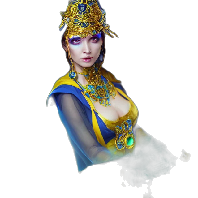 staff, crown, jewelry, mask, fantasy art, concept art, photorealistic, 3d render transparent PNG cut-out