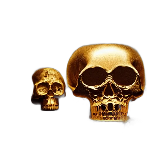 jewelry, crown, mask, 3d render, photorealistic, concept art, golden, dark transparent PNG cut-out