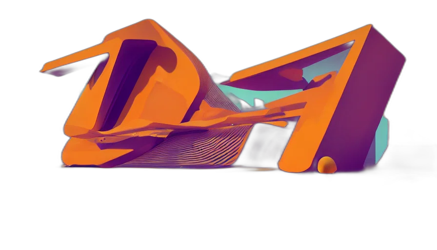 car, shoes, mask, robot, 3d render, concept art, vaporwave, cyberpunk transparent PNG cut-out