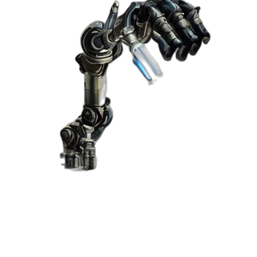 robot, weapon, staff, jewelry, cyberpunk, concept art, 3d render, pixel art transparent PNG cut-out