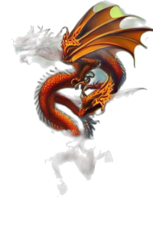 dragon, staff, creature, mask, fantasy art, concept art, photorealistic, pixel art transparent PNG cut-out