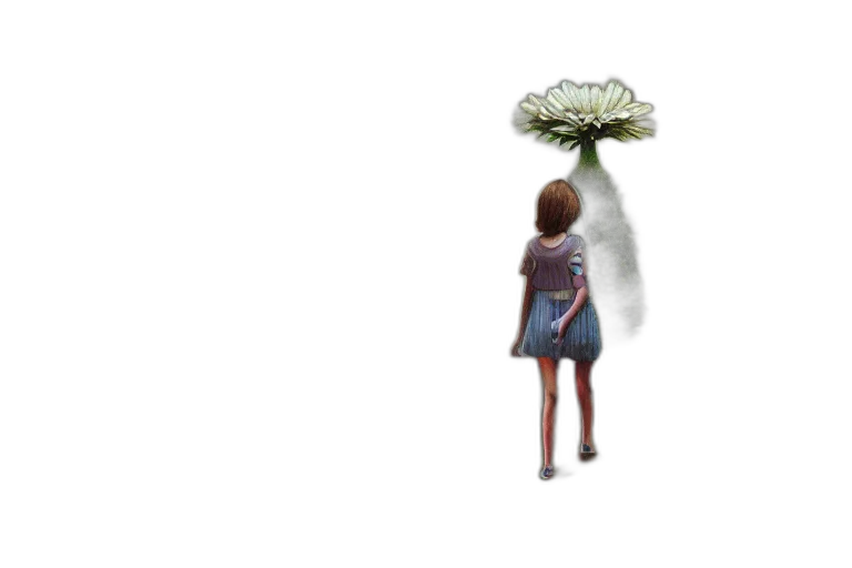 umbrella, dress, creature, tree transparent PNG cut-out