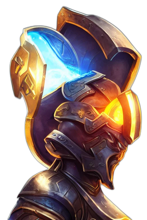 robot, weapon, mask, crown transparent PNG cut-out