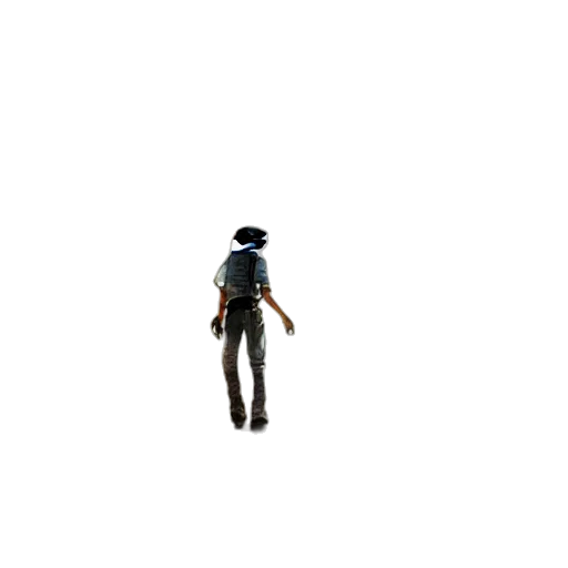 hat, staff, weapon, jacket transparent PNG cut-out