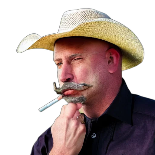 hat, staff, animal, face transparent PNG cut-out