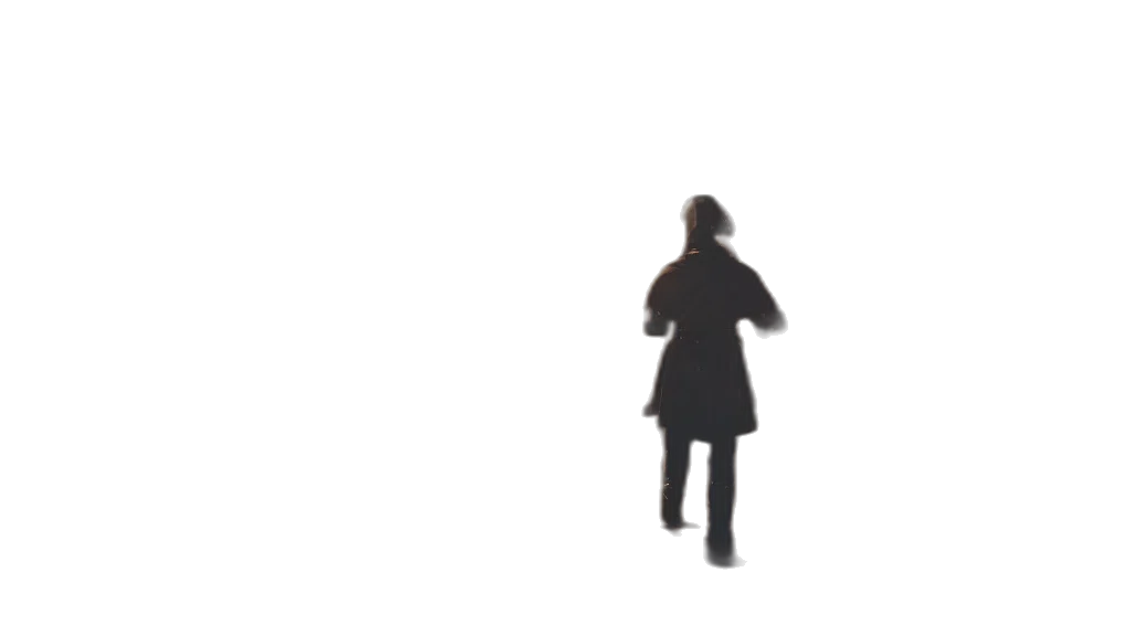 jacket, staff, dress, umbrella, 3d render, concept art, pixel art, anime transparent PNG cut-out