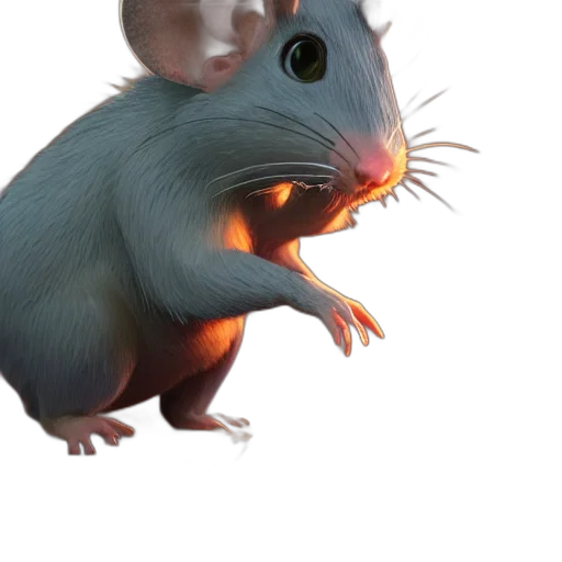 animal, creature, staff, face, 3d render, concept art, photorealistic, cartoon transparent PNG cut-out