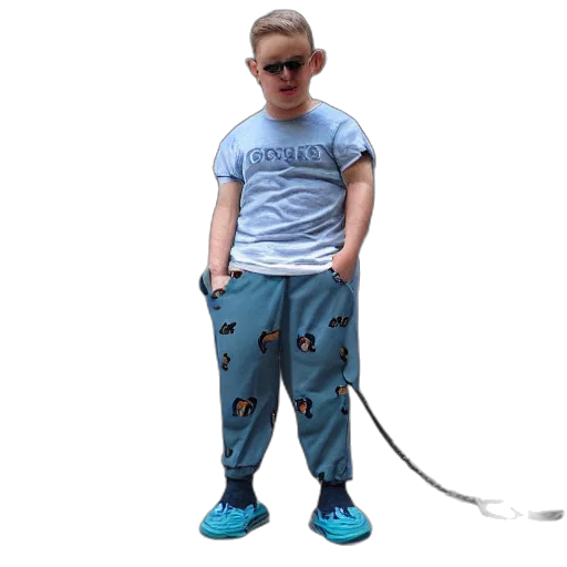 staff, creature, animal, robot, 3d render, photorealistic, dog, pants transparent PNG cut-out