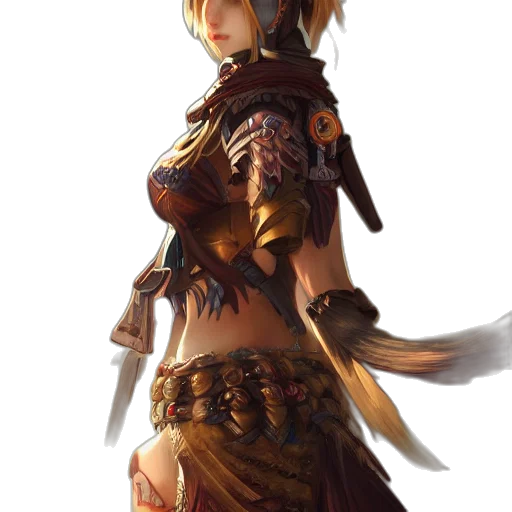 weapon, staff, dress, sword transparent PNG cut-out
