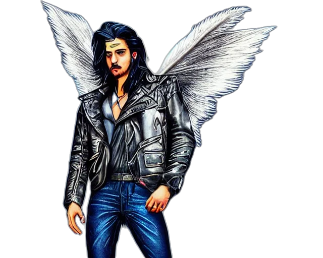 jacket, fantasy art, concept art, comic book art transparent PNG cut-out