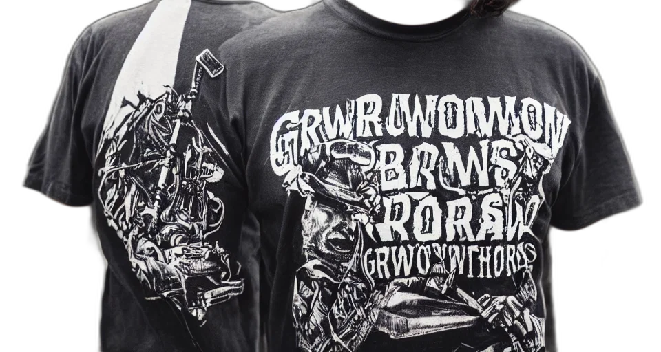 crown, bandshirt, band, gruawbowhorse, worn, punk transparent PNG cut-out