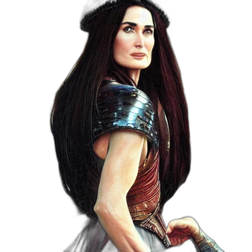 staff, sword, dress, face transparent PNG cut-out