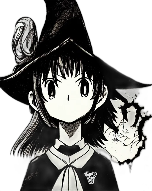 hat, staff, mask, face, anime, fantasy art, cartoon, pixel art transparent PNG cut-out