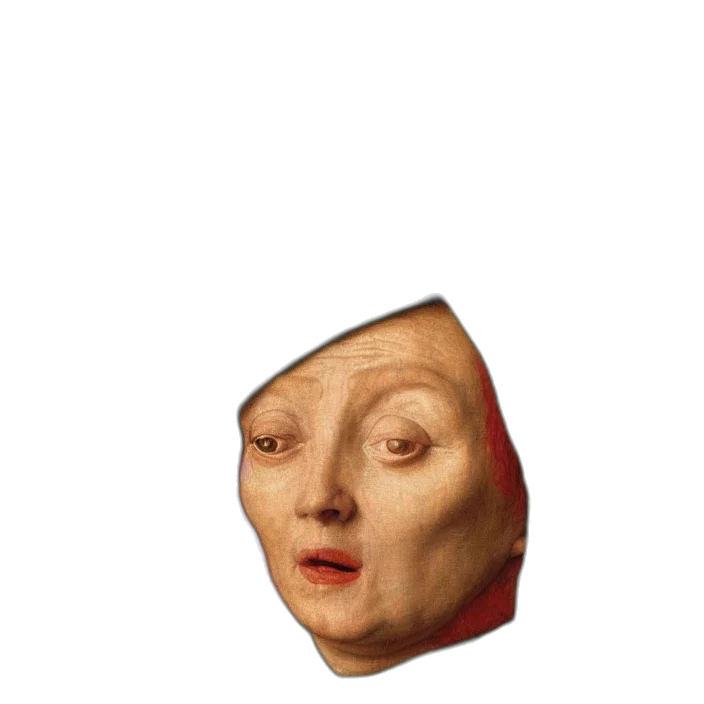 face, mask, hat, creature transparent PNG cut-out