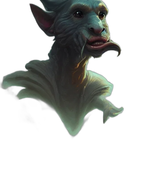 creature, staff, dragon, mask, concept art, fantasy art, 3d render, photorealistic transparent PNG cut-out