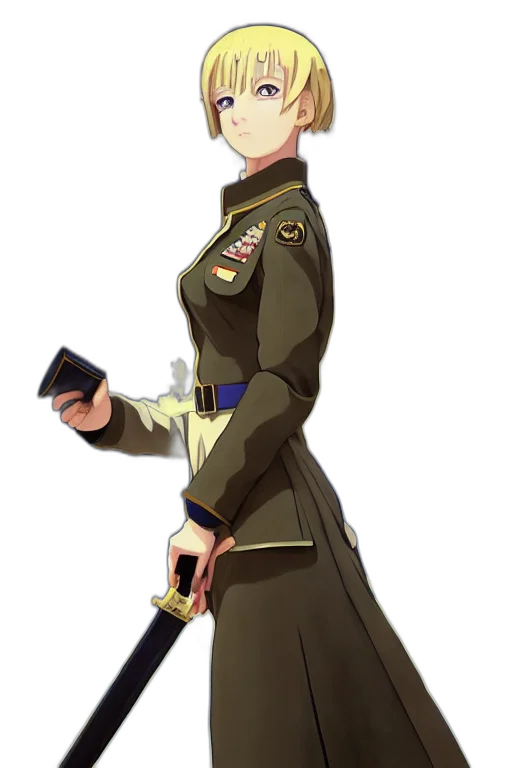 staff, jacket, weapon, crown transparent PNG cut-out