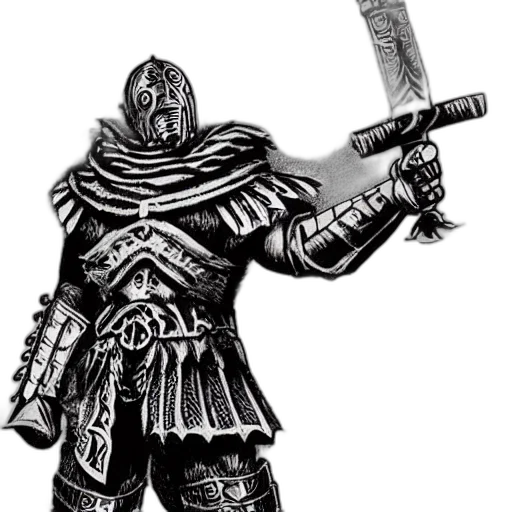 sword, staff, weapon, fantasy art transparent PNG cut-out