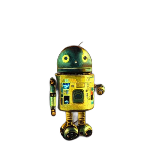 robot, staff, creature, animal transparent PNG cut-out
