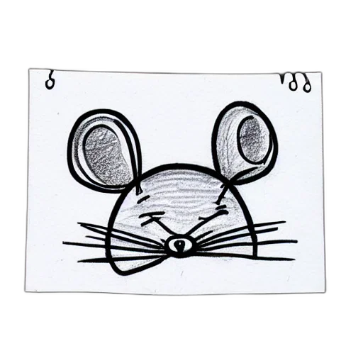 animal, mask, cartoon, concept art, cute, simple, drawing, mouse transparent PNG cut-out