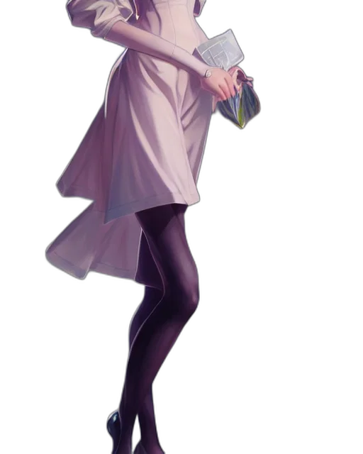 dress, staff, jacket, umbrella transparent PNG cut-out